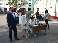 В Твери в день выборов в школах проходят семейные спортивные праздники