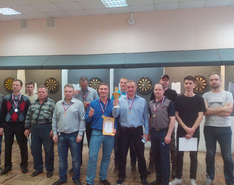 Командные соревнований по дартс среди трудовых коллективов Центрального района